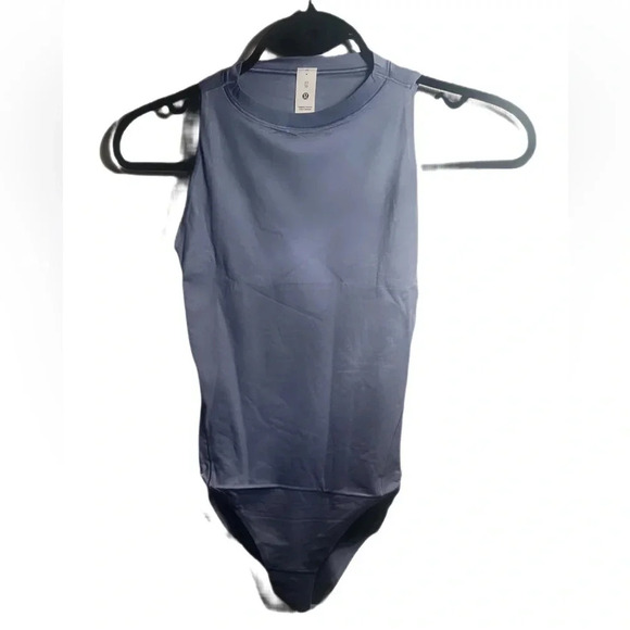 NWT Lululemon Wundermost Ultra-Soft Nulu High-Neck Sleeveless Bodysuit top XS/4 - Picture 2 of 3